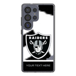Las Vegas Raiders Personalized EndZone Plus Clear Phone Case for Samsung Galaxy
