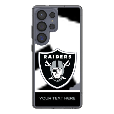 Las Vegas Raiders Personalized EndZone Plus Clear Phone Case for Samsung Galaxy