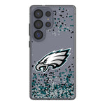 Philadelphia Eagles Confetti Clear Phone Case for Samsung Galaxy