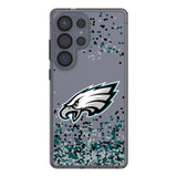 Philadelphia Eagles Confetti Clear Phone Case for Samsung Galaxy