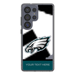 Philadelphia Eagles Personalized EndZone Plus Clear Phone Case for Samsung Galaxy
