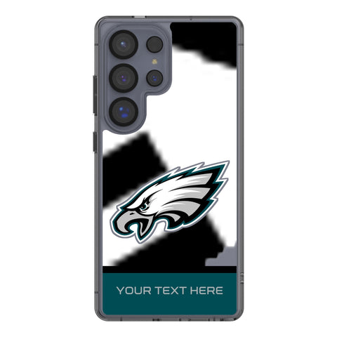 Philadelphia Eagles Personalized EndZone Plus Clear Phone Case for Samsung Galaxy