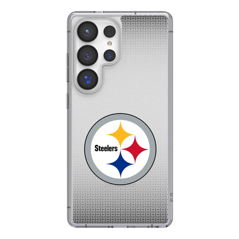 Pittsburgh Steelers Linen Clear Phone Case for Samsung Galaxy