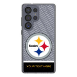 Pittsburgh Steelers Personalized EndZone Plus Clear Phone Case for Samsung Galaxy