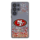 San Francisco 49ers Confetti Clear Phone Case