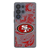 San Francisco 49ers Paisley Clear Phone Case