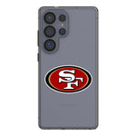San Francisco 49ers Text Backdrop Clear Phone Case