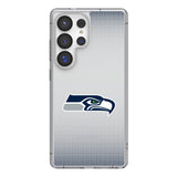 Seattle Seahawks Linen Clear Phone Case for Samsung Galaxy