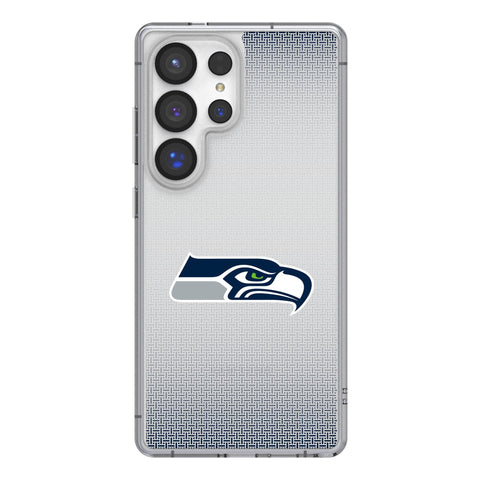 Seattle Seahawks Linen Clear Phone Case for Samsung Galaxy