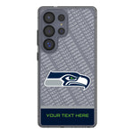 Seattle Seahawks Personalized EndZone Plus Clear Phone Case for Samsung Galaxy