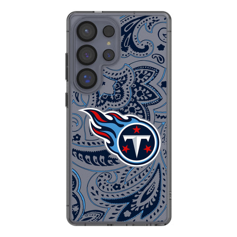 Tennessee Titans Paisley Clear Phone Case for Samsung Galaxy
