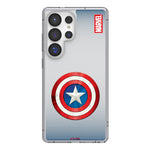 Marvel Avengers Captain America Grid Clear Phone Case