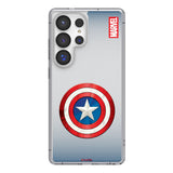 Marvel Avengers Captain America Grid Clear Phone Case