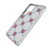 Marvel Avengers Captain America Pattern Clear Phone Case for Samsung Galaxy