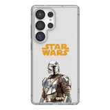 Star Wars: The Mandalorian Din Djarin Color Block Clear Phone Case