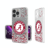 University of Alabama Crimson Tide Confetti Clear Phone Case
