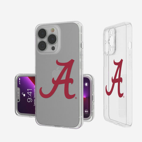 University of Alabama Crimson Tide Script A Insignia Clear Phone Case
