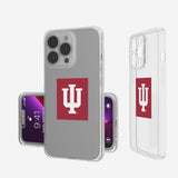 Indiana University Hoosiers Insignia Clear Phone Case