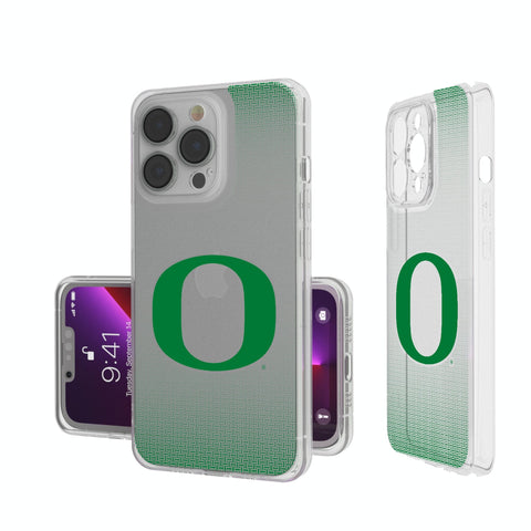 University of Oregon Ducks Linen Clear Phone Case-0