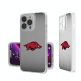 Arkansas Razorbacks Linen Clear Phone Case-0