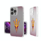 Arizona State University Sun Devils Linen Clear Phone Case-0