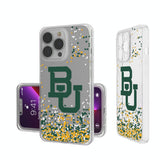 Baylor University Bears Confetti Clear Phone Case