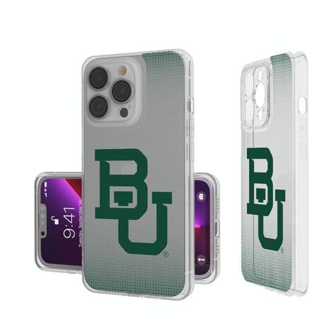 Baylor University Bears Linen Clear Phone Case