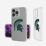 Michigan State University Spartans Insignia Clear Phone Case