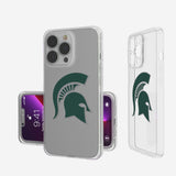 Michigan State University Spartans Insignia Clear Phone Case
