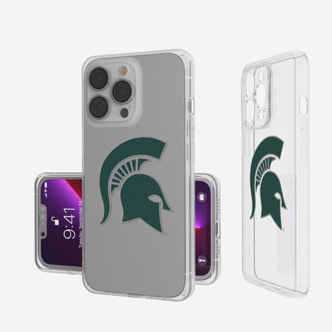 Michigan State University Spartans Insignia Clear Phone Case