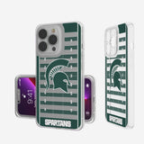 Michigan State University Spartans Field Clear Phone Case