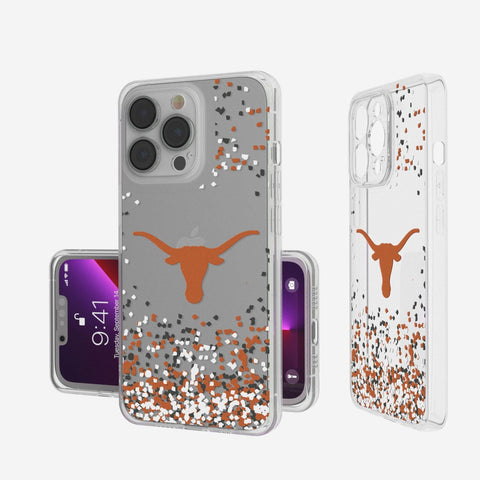 Texas Longhorns Confetti Clear Case-0