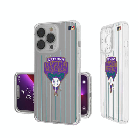 Arizona Diamondbacks 1999-2006 - Cooperstown Collection Pinstripe Clear Phone Case