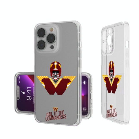 Washington Commanders 2024 Illustrated Limited Edition Clear Phone Case