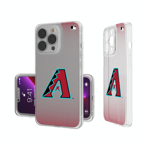 Arizona Diamondbacks Linen Clear Phone Case