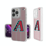 Arizona Diamondbacks Text Backdrop Clear Phone Case