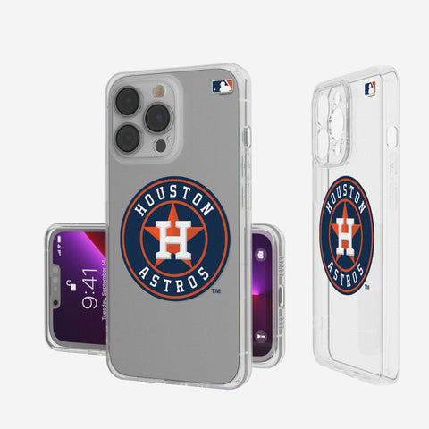 Houston Astros Insignia Clear Phone Case