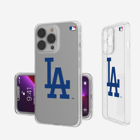 LA Dodgers Insignia Clear Phone Case for Apple iPhone