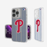 Philadelphia Phillies Blackletter Clear Case-0