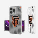 San Francisco Giants Blackletter Clear Case-0