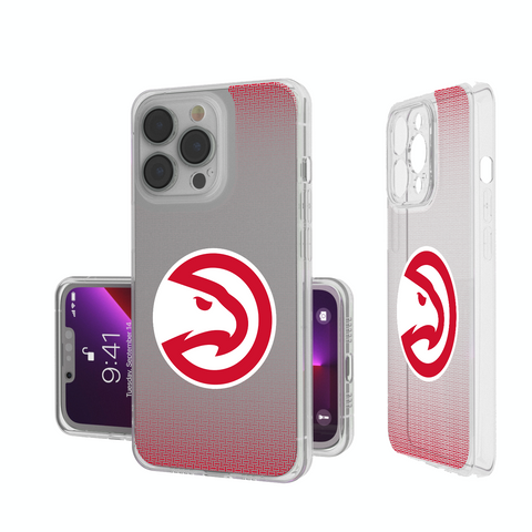 Atlanta Hawks Linen Clear Phone Case-0