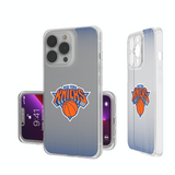 New York Knicks Linen Clear Phone Case-0