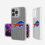 Buffalo Bills Text Backdrop Clear Phone Case
