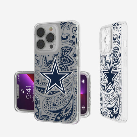Dallas Cowboys Paisley Clear Phone Case