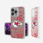 Kansas City Chiefs Paisley Clear Case-0