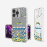 Los Angeles Chargers Confetti Clear Case-0