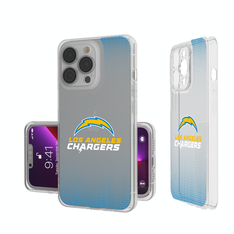 Los Angeles Chargers Linen Clear Phone Case-0