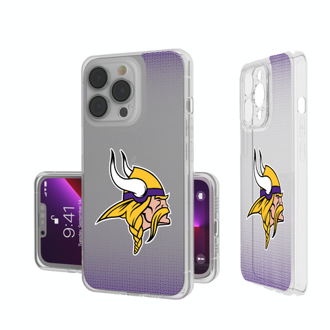 Minnesota Vikings Linen Clear Phone Case-0