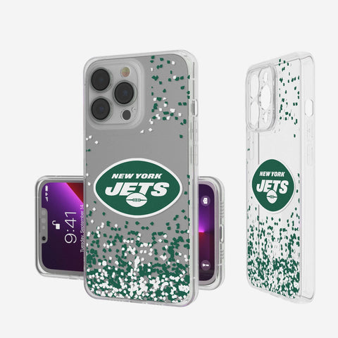 New York Jets Confetti Clear Case-0