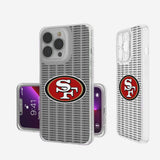 San Francisco 49ers Text Backdrop Clear Phone Case